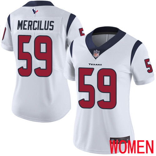 Houston Texans Limited White Women Whitney Mercilus Road Jersey NFL Football 59 Vapor Untouchable